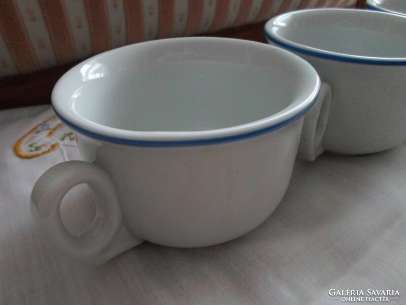Zsolnay porcelain koma mug, koma cup (white-blue)