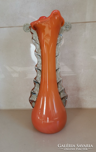 Nagyméretű Muranoi üveg váza