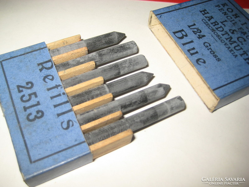 Régi  csehszlovák  művészi  ceruzák  , 3 doboz  , HARDMUTH   CS , három szín ,  60 as évek