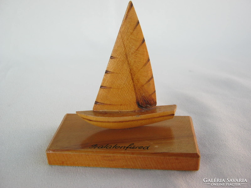 Balaton memory wooden sailing ship - balatonfüred
