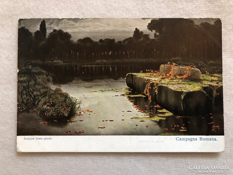 Antique, old postcard