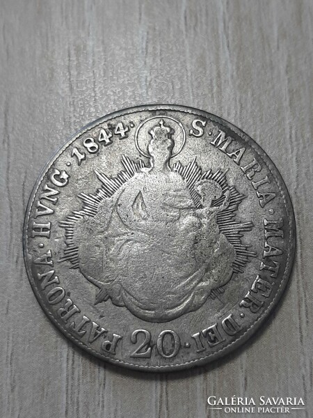 Silver 20 kraj czar v. Ferdinánd 1844 madonna, trace of a brooch, wrong mintage?