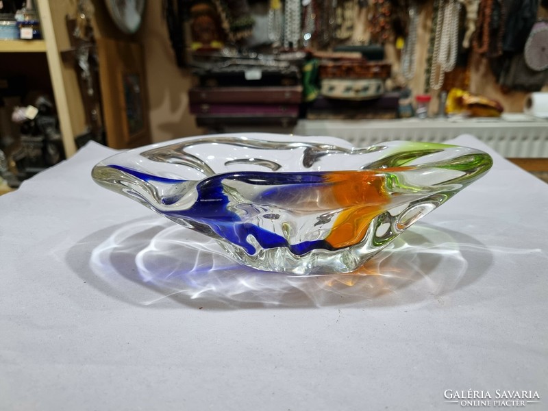 Czechoslovak crystal bowl