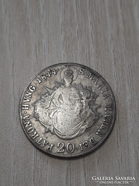 Silver 20 kraj czar v. Ferdinánd 1844 madonna, trace of a brooch, wrong mintage?