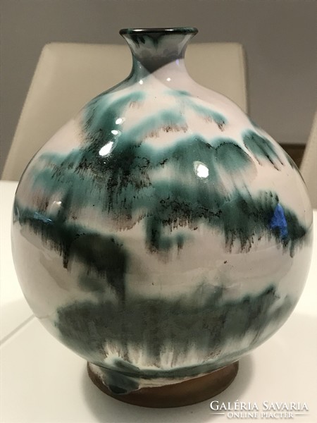 Retro ceramic vase, rügen ceramic