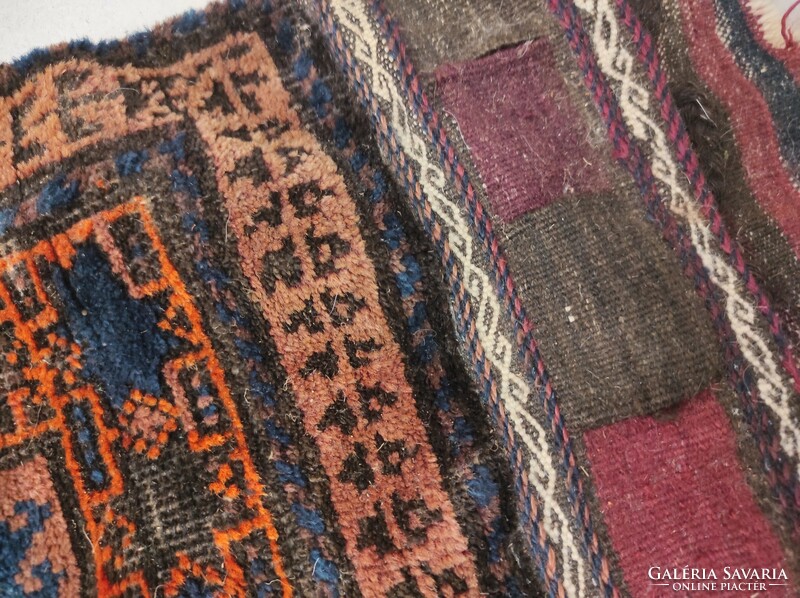 Antique hand-knotted knotted carpet Arabic satchel camel bag 757 6444