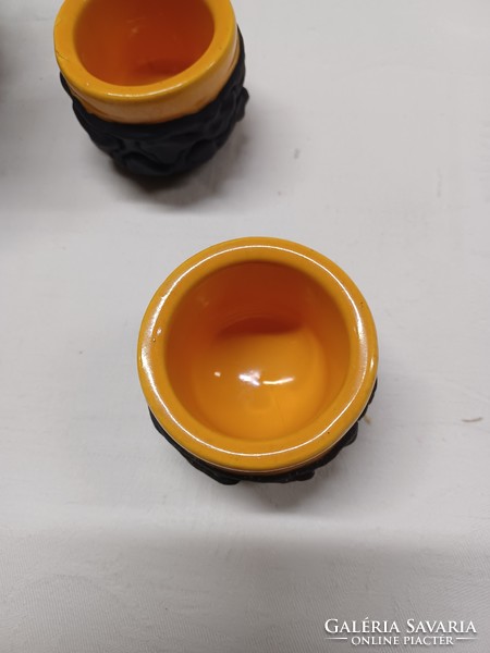 King ceramic brandy set