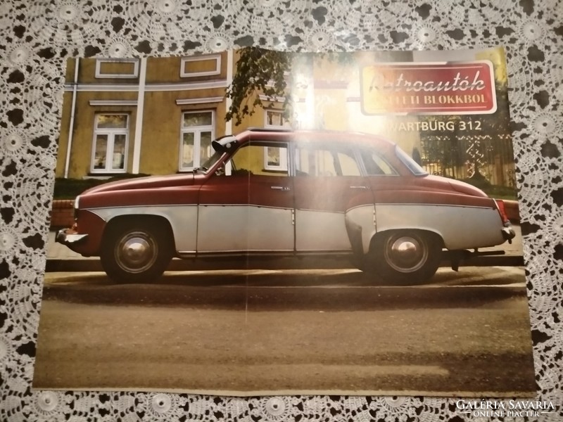 Retro cars, number 11, wartburg 312 de luxe, negotiable