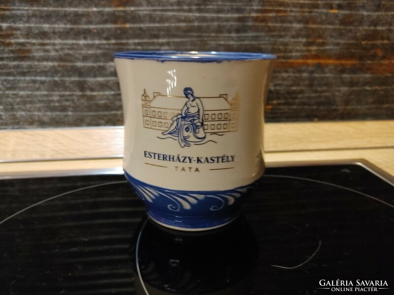 Eszterházi Castle Tata hand-painted mug