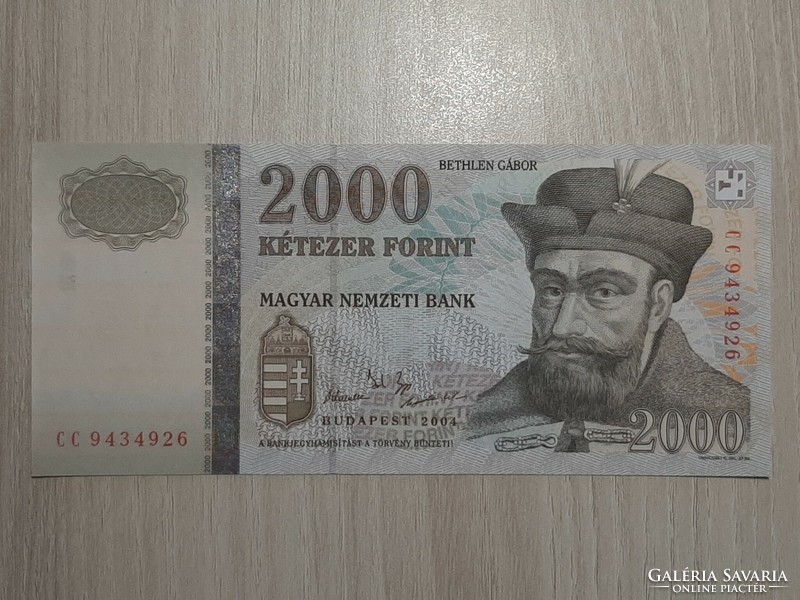 2000 HUF banknote 2004 cc unc rare !!