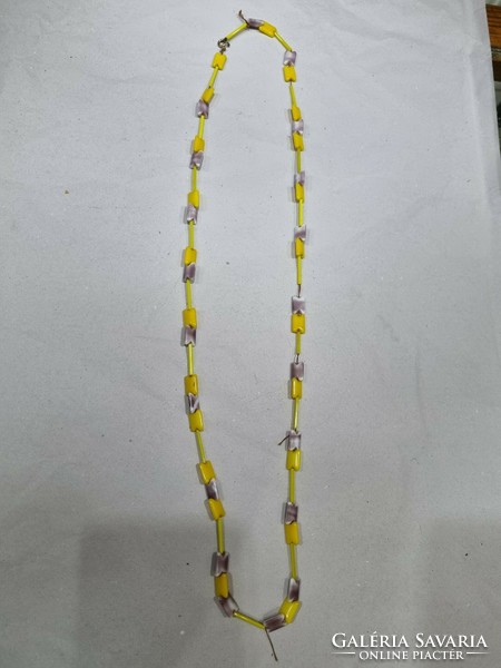 Old glass necklace