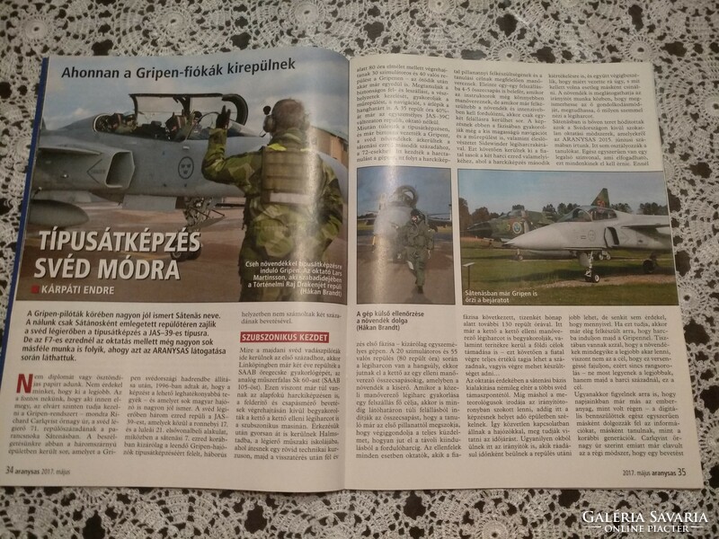 Katonai repülés, Aranysas, 2017/5. magazin, Alkudható