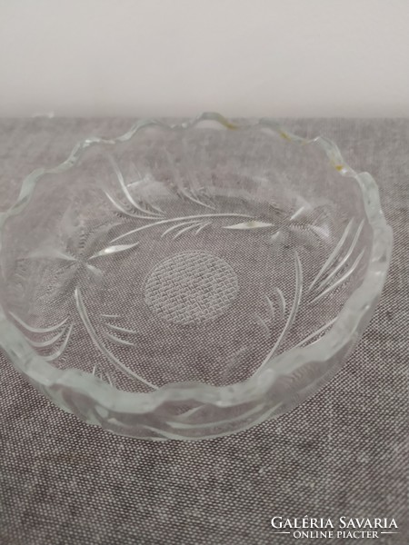 Crystal bowl, dish, center table 2 pcs