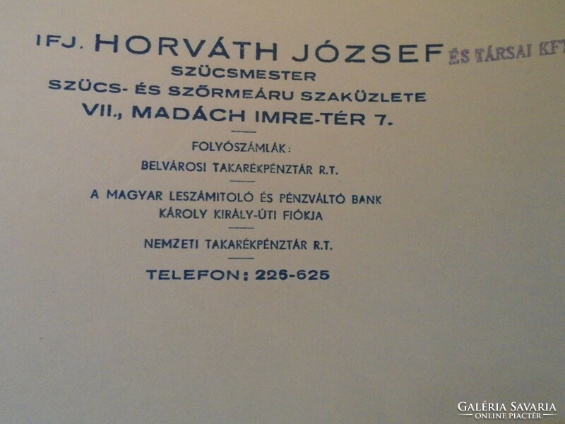 D192812 Weiszmann Károly nagykereskedő - 1946 Miskolc  - küldve: Tapolca  Fehér Ló penzió Vágó Ági