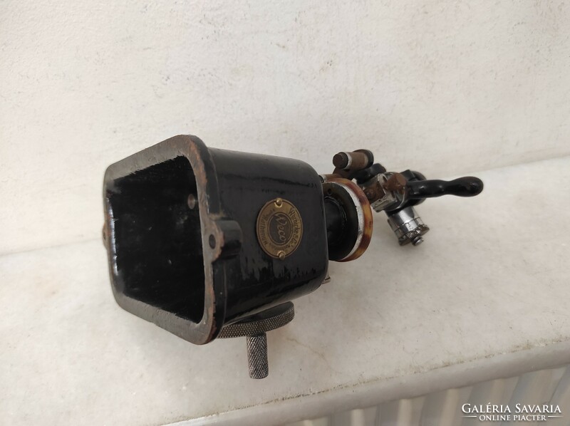 Antik optikus szemész szerszám szemészet szemüveg lencse csiszoló gép 712 6533