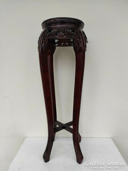 Antique Chinese furniture high table marble flat kaspo vase holder stand 664 6577