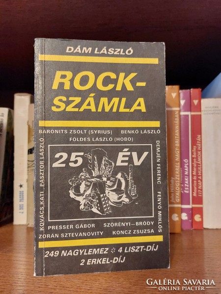 Dám László Rockszámla -IRI kiadás  1987- magyar rockzenei könyv