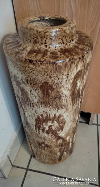 György Zsolnay clustered pyrogranite floor vase