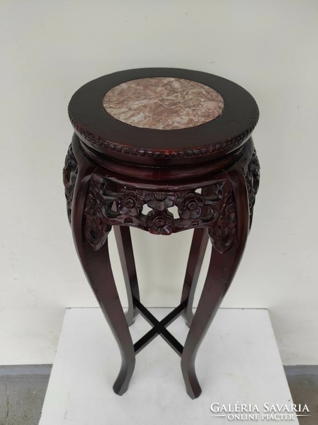 Antique Chinese furniture high table marble flat kaspo vase holder stand 664 6577