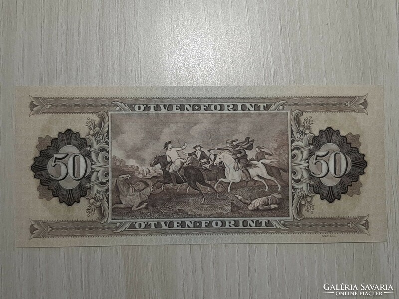 50 HUF 1980 crisp banknote unc d series