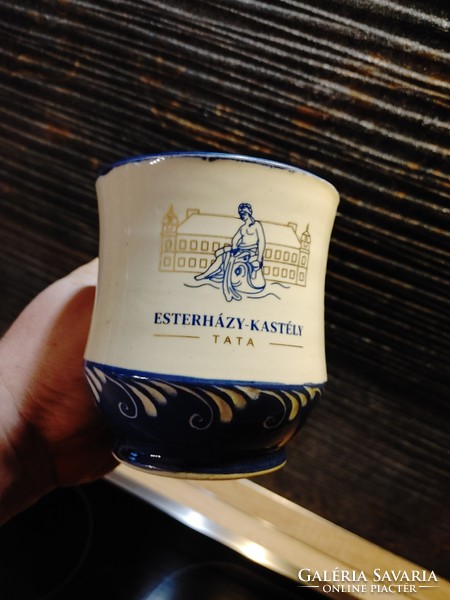 Eszterházi Castle Tata hand-painted mug