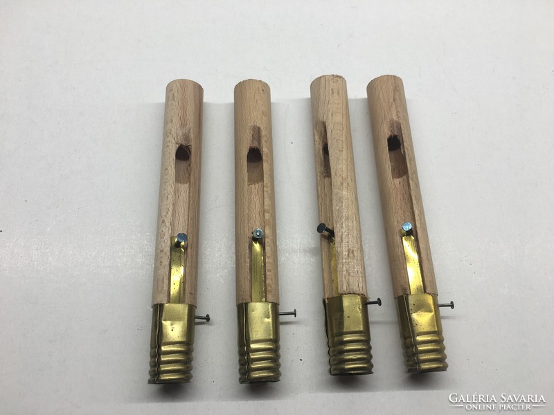 Wooden insert for candle-burning chandelier - 4 pieces in one