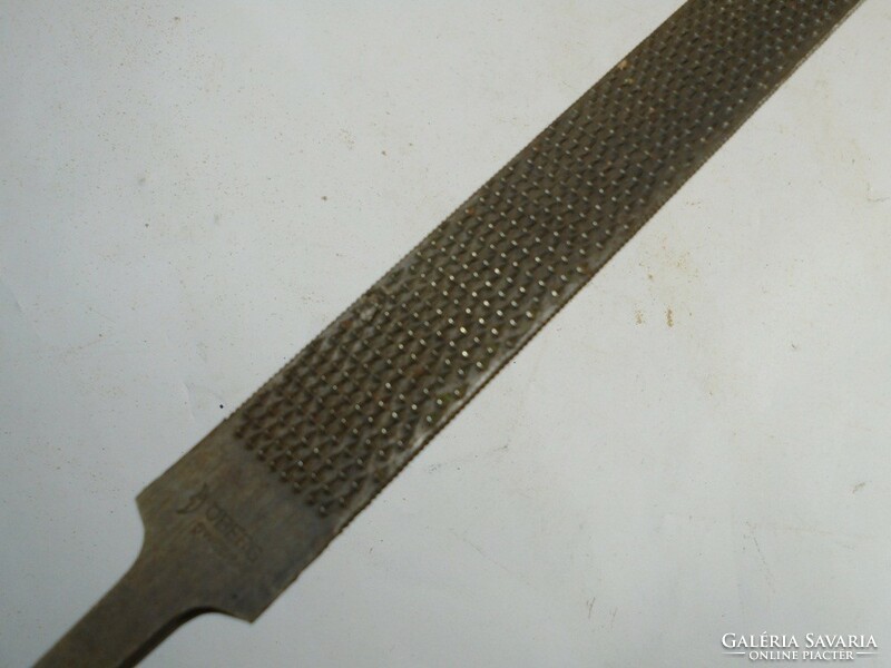 Old marked file wood filer tool double teeth - oberg sweden öberg sweden mark