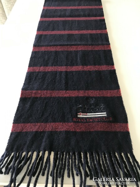 Paul&shark men's wool scarf, 160 x 27 cm, new!