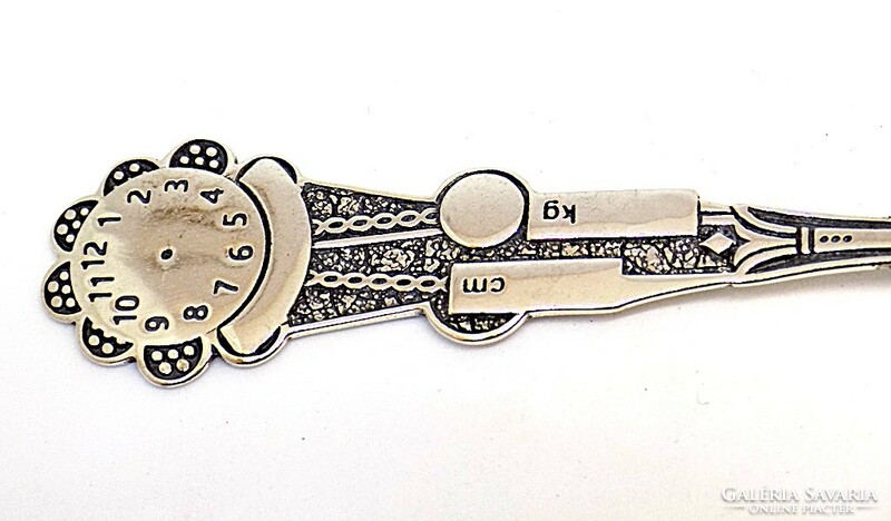 Engraveable silver christening spoon (zal-ag106572)