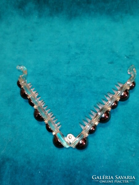 Pearl hair clips star, crown (697)