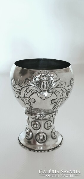 Antique silver cup 1860-1890