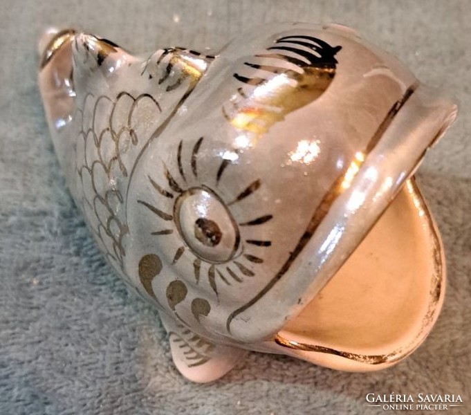 Glazed ceramic craftsman fish