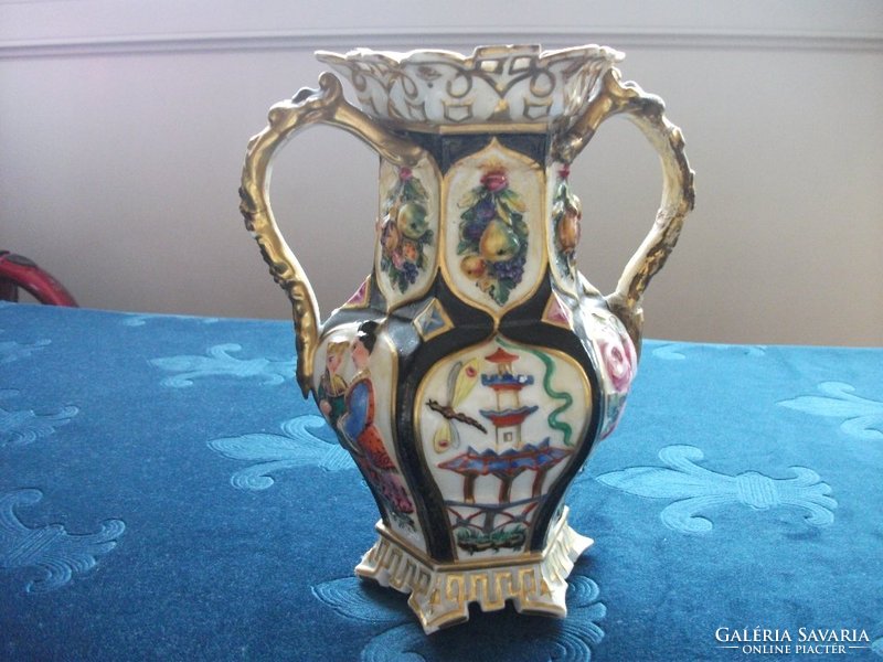 1840 Jacob  Petit Sevres valamikor restaurált váza