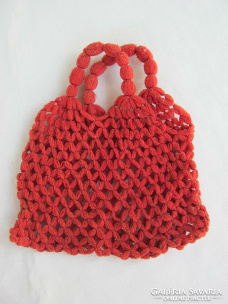 Retro textile mesh shopping bag eco bag