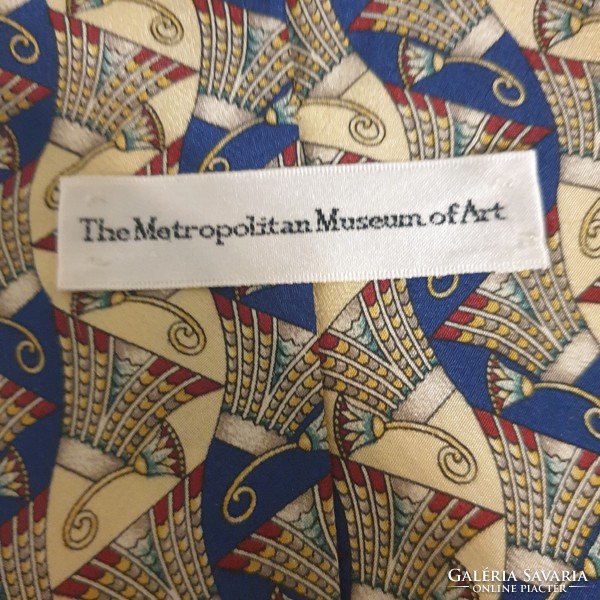 The Metropolitan Museum of Art vintage selyem nyakkendő