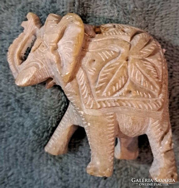 Stone elephant statue