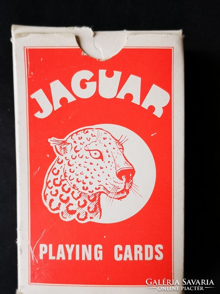 Régi vintage Jaguar póker kártya
