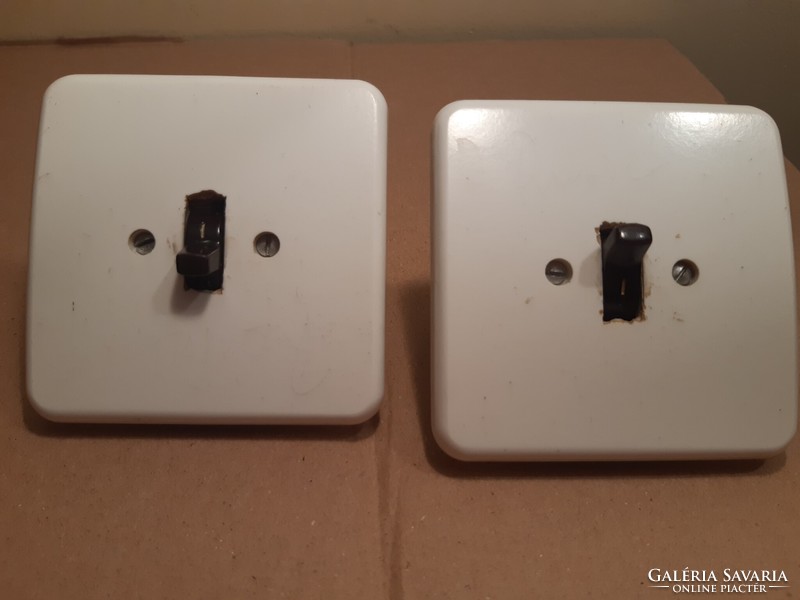 2 old light switches