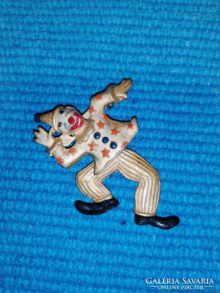 Dancing clown pin, brooch (70)