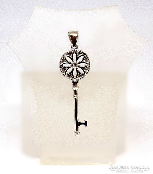 Silver key pendant (zal-ag99565)