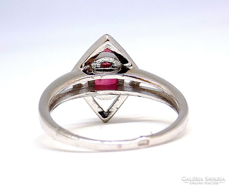 Rubin köves ezüst gyűrű (ZAL-Ag107487)