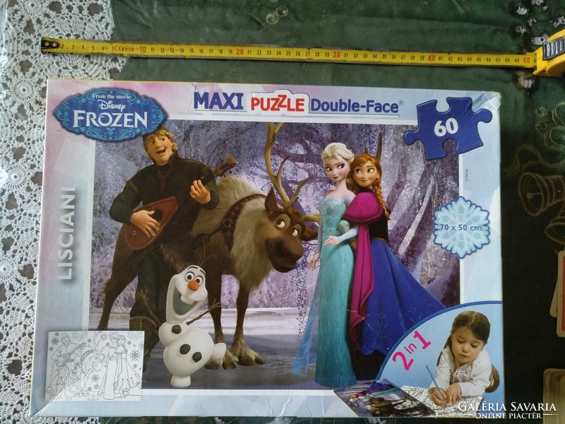 Ice magic, frozen, 60 piece puzzle, double-sided, negotiable