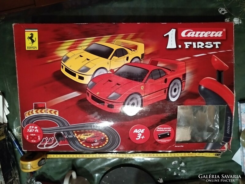 Carrera first highway, race track, Ferrari set, negotiable