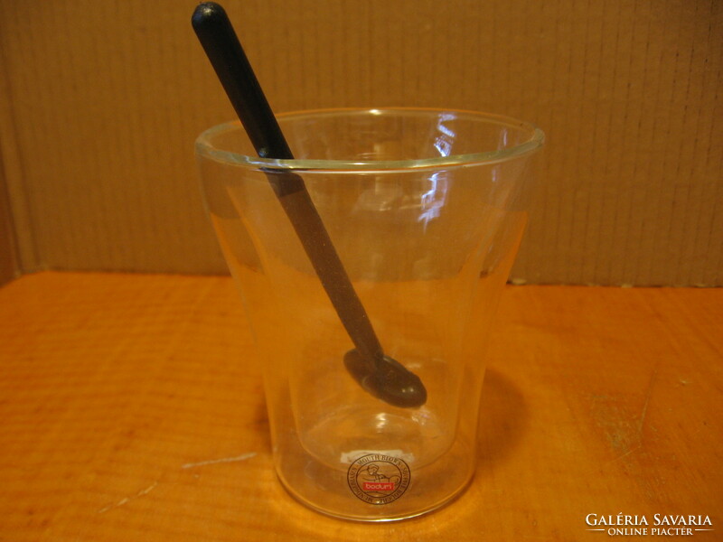 Bodum double-walled thermo cup with stirrer