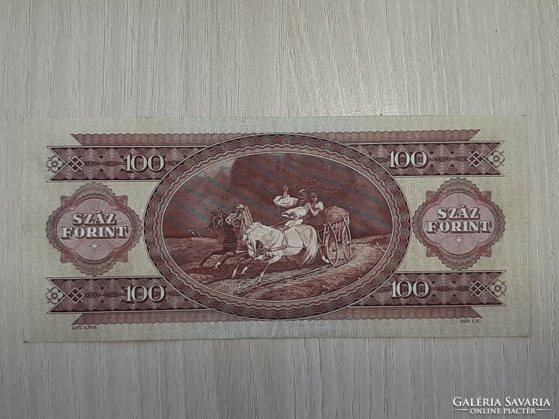 100 forint 1975 ropogós bankjegy ,szép állapot