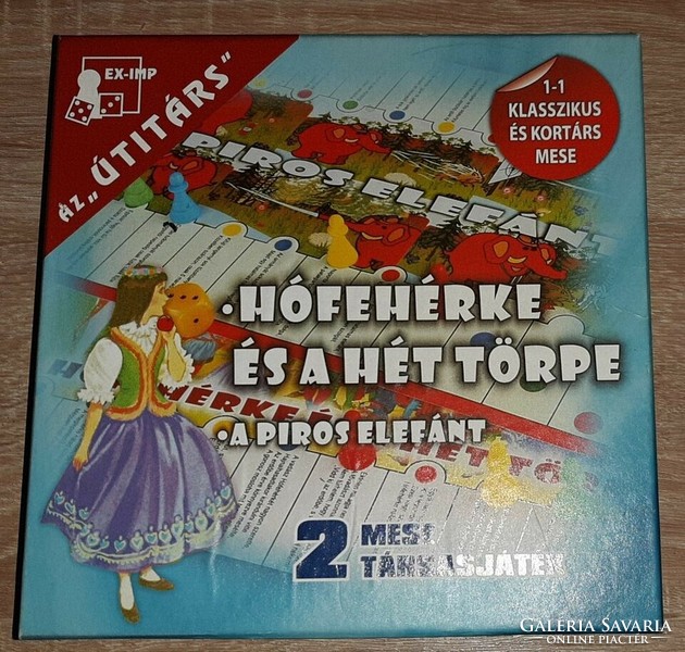 Snow White and the Seven Dwarfs - 2 fairy tales board game flawless, brand new
