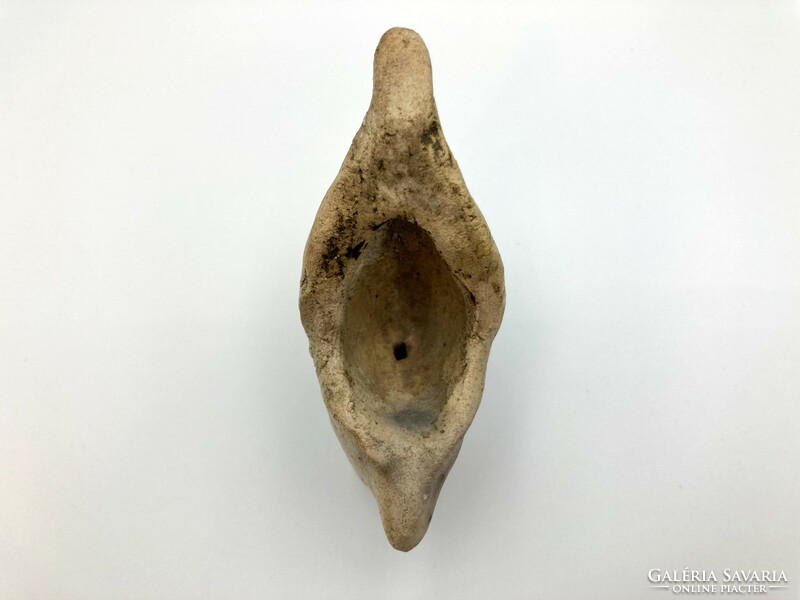Raku ceramic incense holder in the shape of a ram