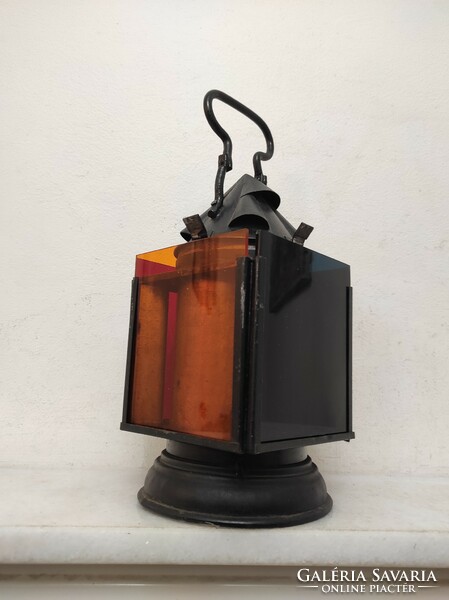 Antique railway bakter carbide iron lamp 730 6482