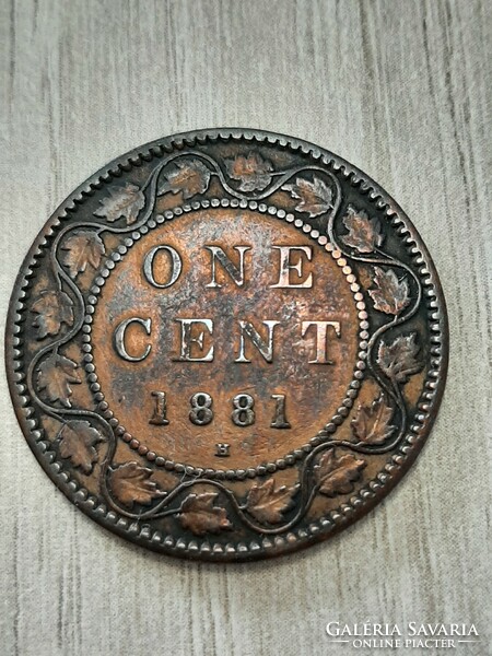 Canada 1 cent 1881