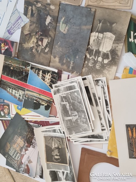 Old postcards, stamps, photographs